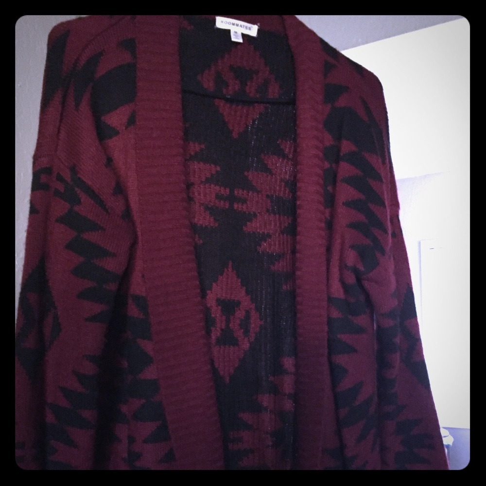 Navajo Print Cardigan